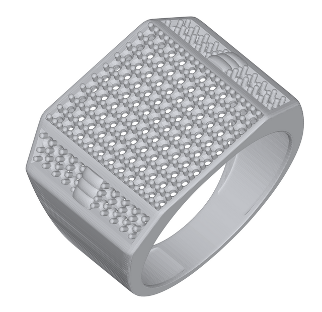 The same model reconstructed by Polygonica from the slices.